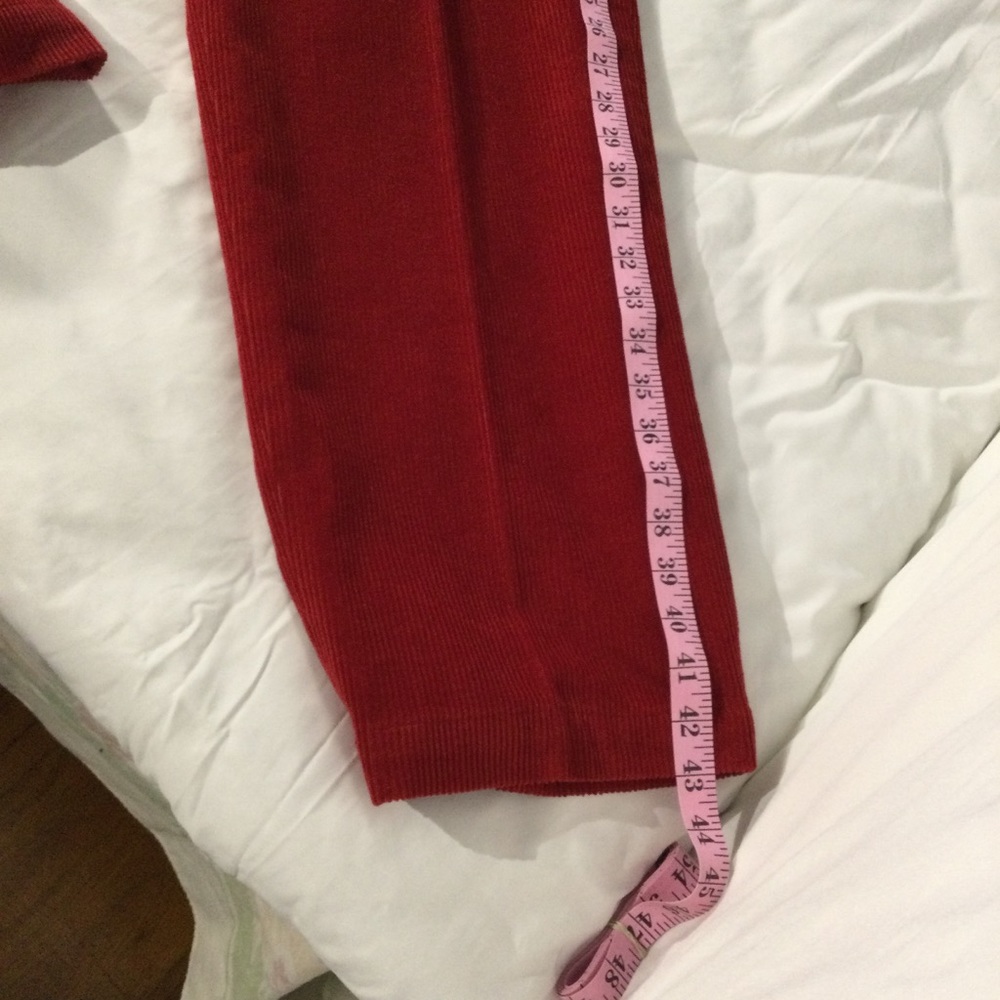 Brooks Brothers Flat Front Red Corduroy Pants 38 - Picture 13 of 14
